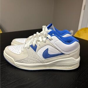 Nike Jordan Stadium 90s GS in White Game Royal Youth 6.5